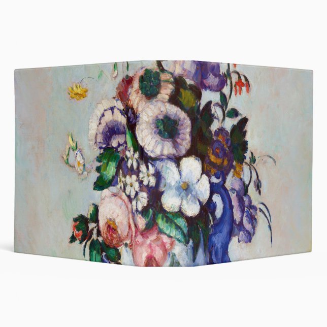 Flowers in a Rococo Vase, Paul Cezanne Binder (Background)