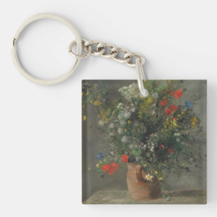 Flowers in a Vase, c.1866 Keychain