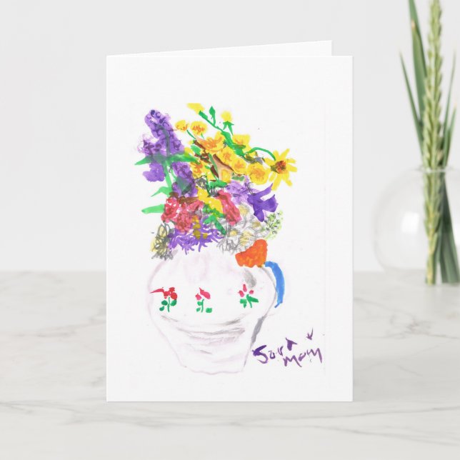 Flowers in a Vase Card (Front)