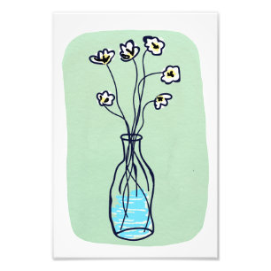 Flowers In A Vase_Green Photo Print