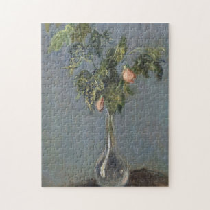 Flowers in a Vase Monet Fine Art Jigsaw Puzzle