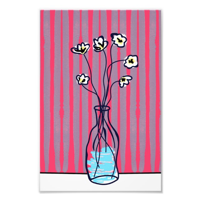 Flowers In A Vase Poster (Front)