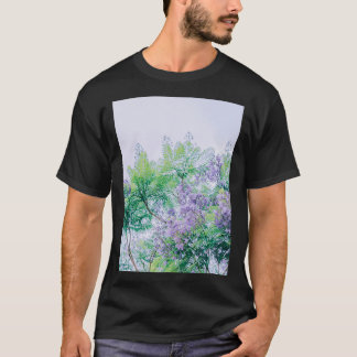 Flowers in an oil paintingtrees in spring T-Shirt