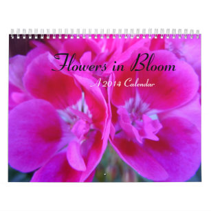 Flowers in Bloom 2014 Calendar