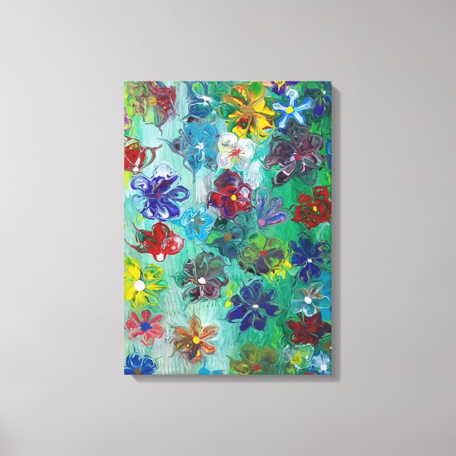 "Flowers in bloom"  Canvas Print (Front)