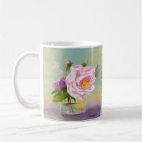 Flowers in Glass Scripture of Encouragement JW