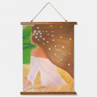 Flowers in Her Hair Hanging Tapestry