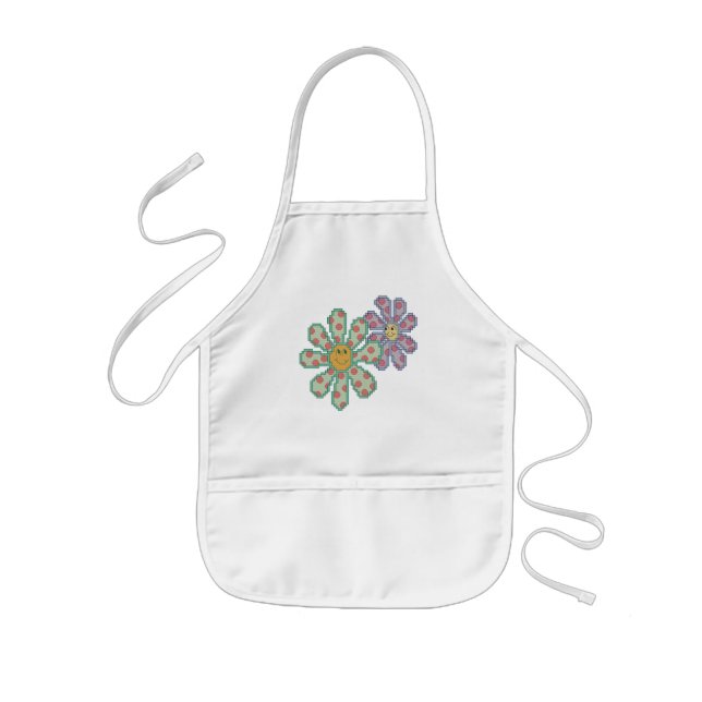 Flowers in Love Kids Apron (Front)