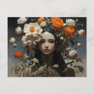 flowers in my mind postcard