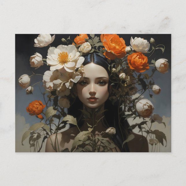flowers in my mind postcard (Front)