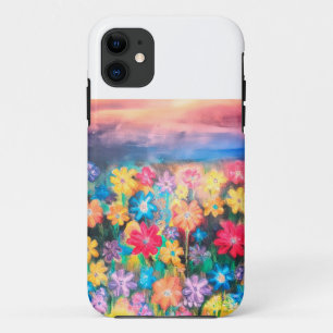 Flowers in Pastels - Sangria Phone Case