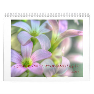 Flowers in Shadows and Light Calendar