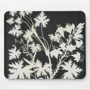 Flowers in Silhouette Mouse Pad
