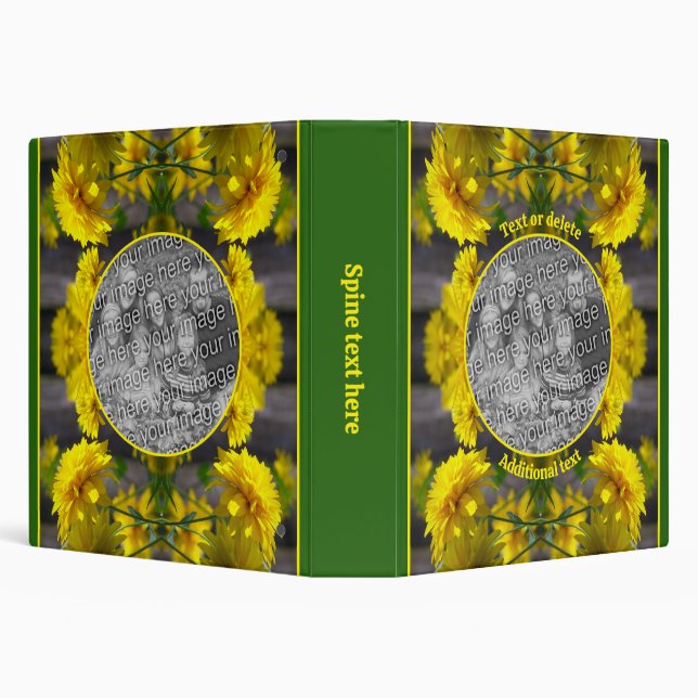 Flowers In Sunshine Frame Create Your Own Photo  Binder (Background)