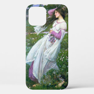 Flowers in the Wind, John William Waterhouse iPhone 12 Case