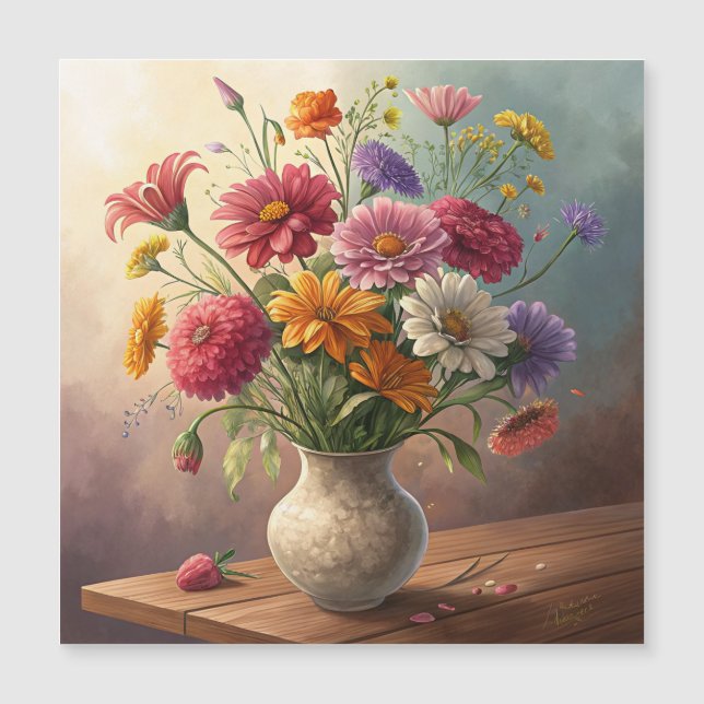 Flowers in vase (Front)