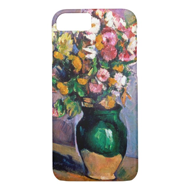 Flowers in Vase, Cezanne Case-Mate iPhone Case (Back)