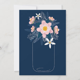 Flowers In Vase Save The Date