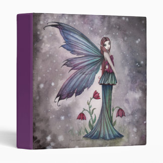 Flowers in Winter Fairy Fantasy Art Binder