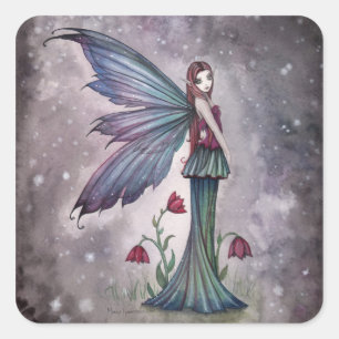 Flowers in Winter Fairy Stickers