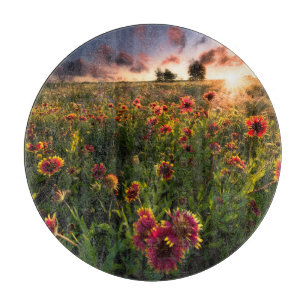 Flowers Indian Blanket Wildflower Texas Cutting Board