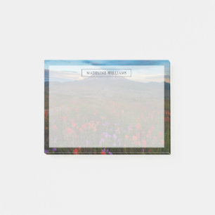 Flowers Indian Paintbrush & Penstemon Post-it Notes