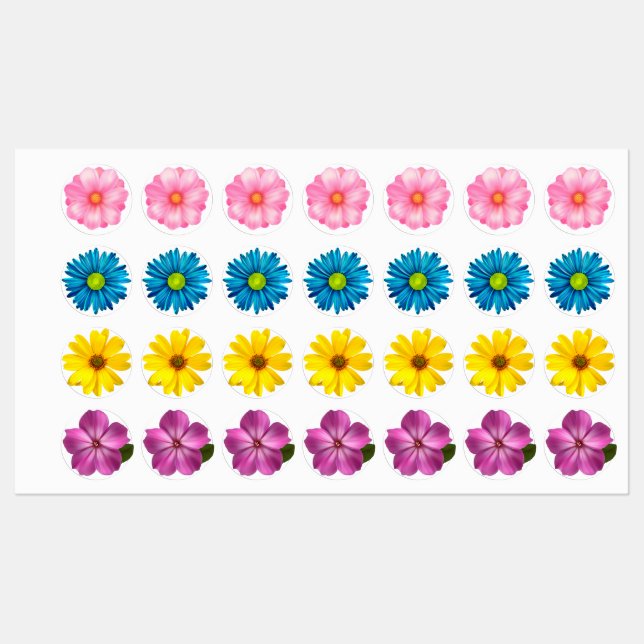 Flowers Iron-on (Sheet)