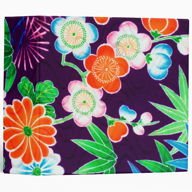 Flowers, Japanese Design Binder (Front/Spine)
