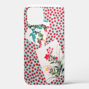 Flowers, Japanese Design iPhone 12 Case