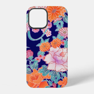 Flowers, Japanese Design iPhone 12 Case