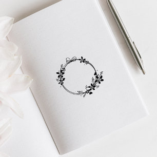 Flowers Journal Rubber Stamp