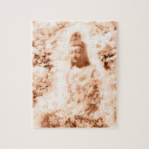 Flowers, Kannon Bosatsu and Ise-jingu Shrine Jigsaw Puzzle