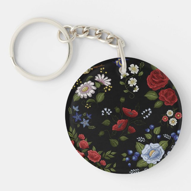 Flowers Keychain (Front)