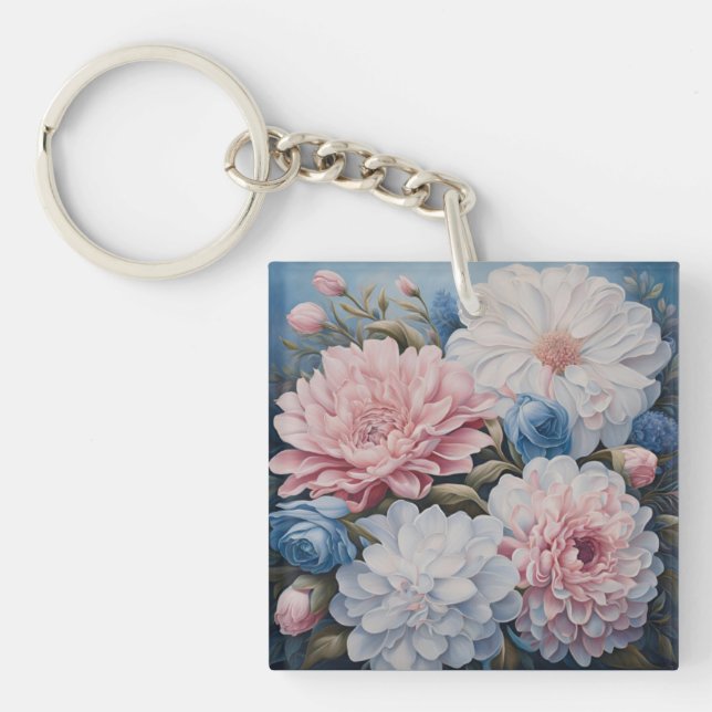 Flowers Keychain (Front)
