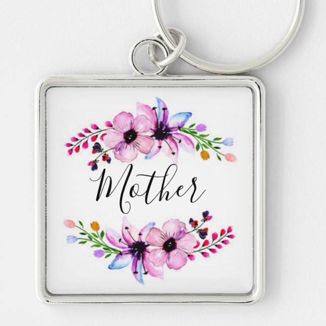 Flowers Keychain (Front)