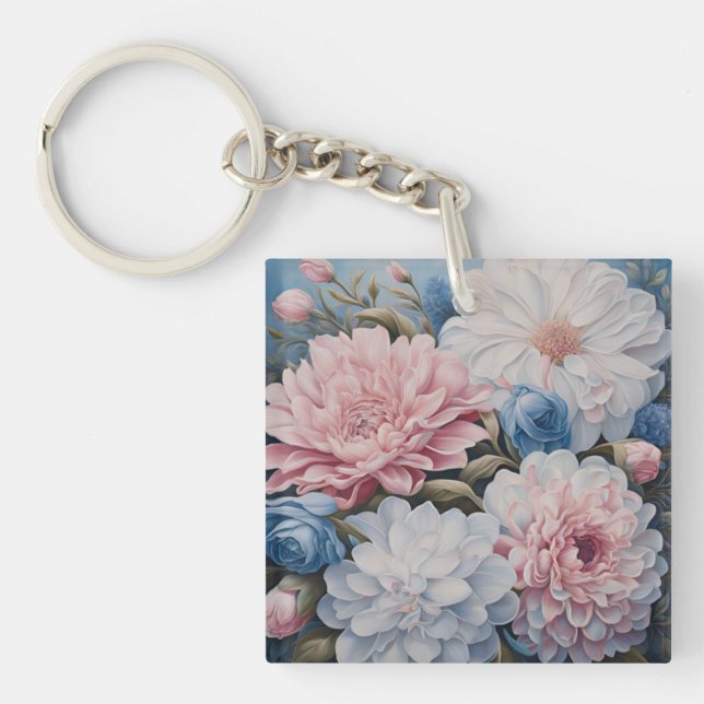 Flowers Keychain (Front)