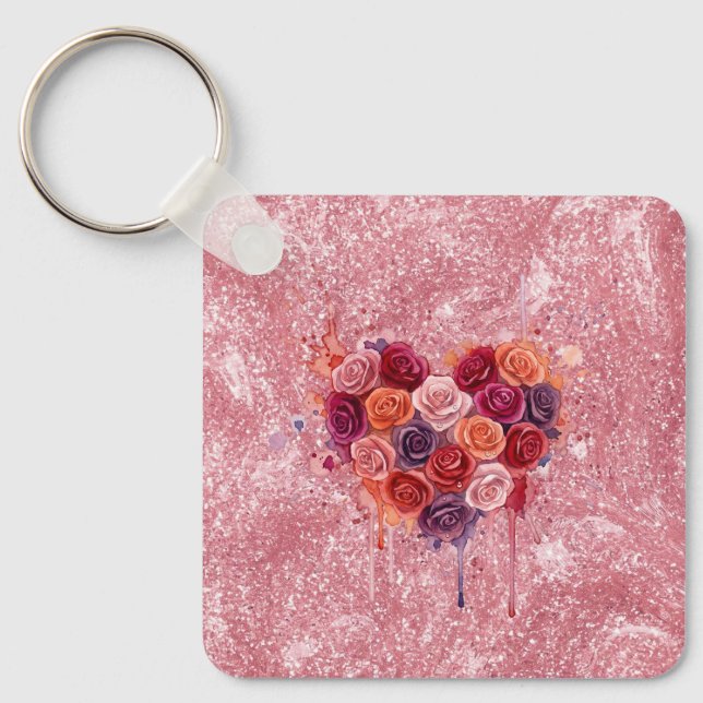 Flowers Keychain (Front)