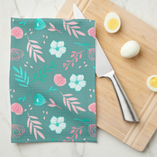 Flowers Kitchen Towel