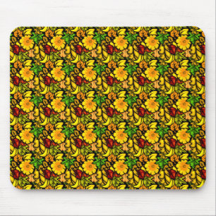 Flowers & Leaves Mouse Pad