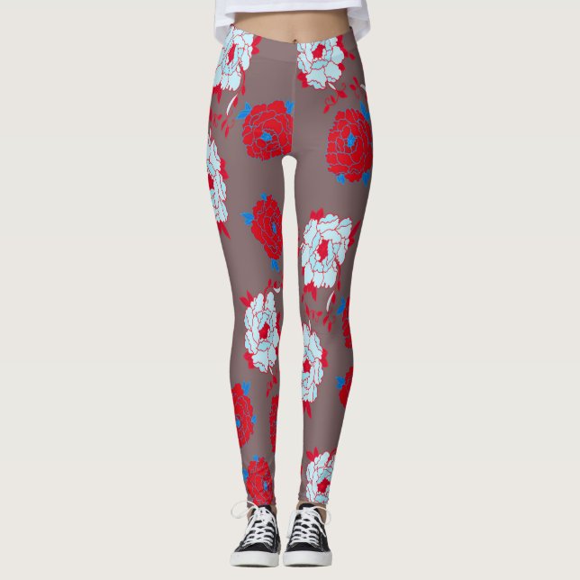 flowers leggings (Front)
