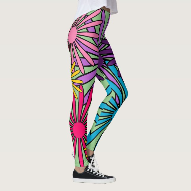 Flowers  leggings (Right)