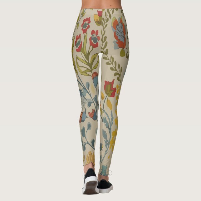 Flowers Leggings (Back)