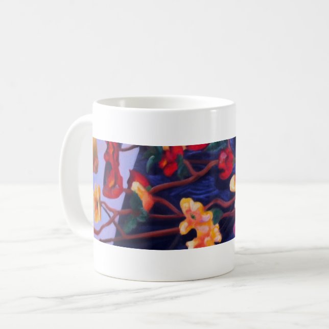 Flowers & Lemon Mug (Front Left)