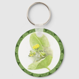 Flowers lilies keychain