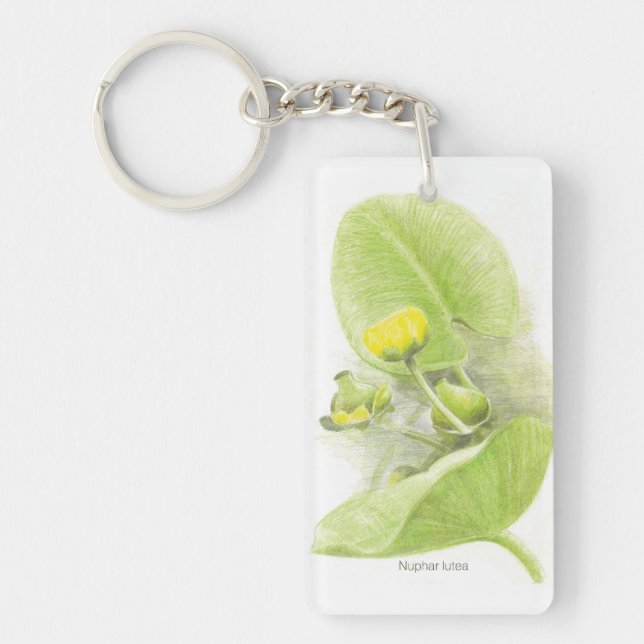 Flowers lilies keychain (Front)