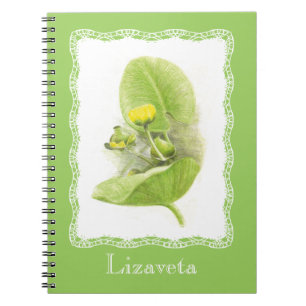 Flowers lilies notebook