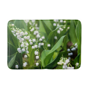 Flowers   Lily of the Valley Sweden Bath Mat