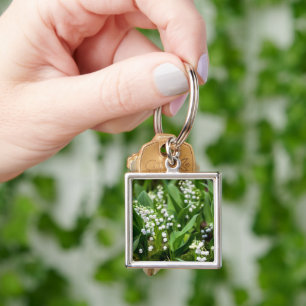 Flowers Lily of the Valley Sweden Keychain
