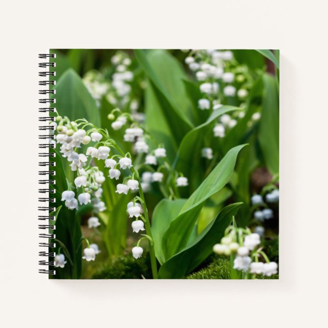 Flowers | Lily of the Valley Sweden Notebook (Front)