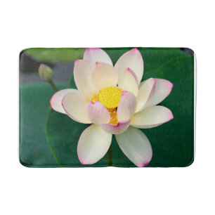 Flowers Lotus Water Flower Bath Mat